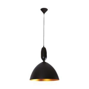 Lukka Lampa Wisząca 1xE27 Max.60W Czarny/Złoty Topeshop
